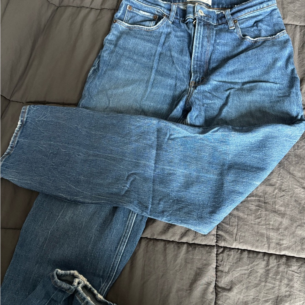 Abercrombie & Fitch Women's High Rise Blue Jeans